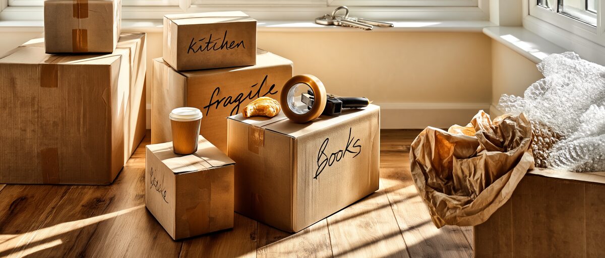 Packaging and cardboard boxes