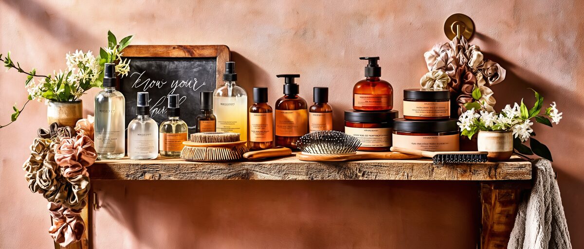 Foundation, concealer, eyeshadow, mascara, lipstick, and setting products