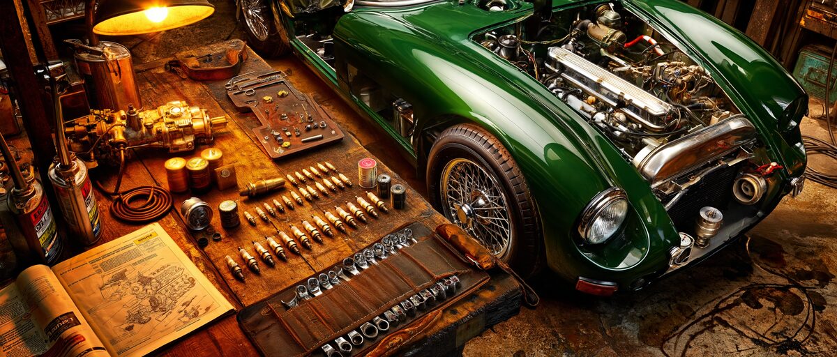 Car parts accessories and motoring banner