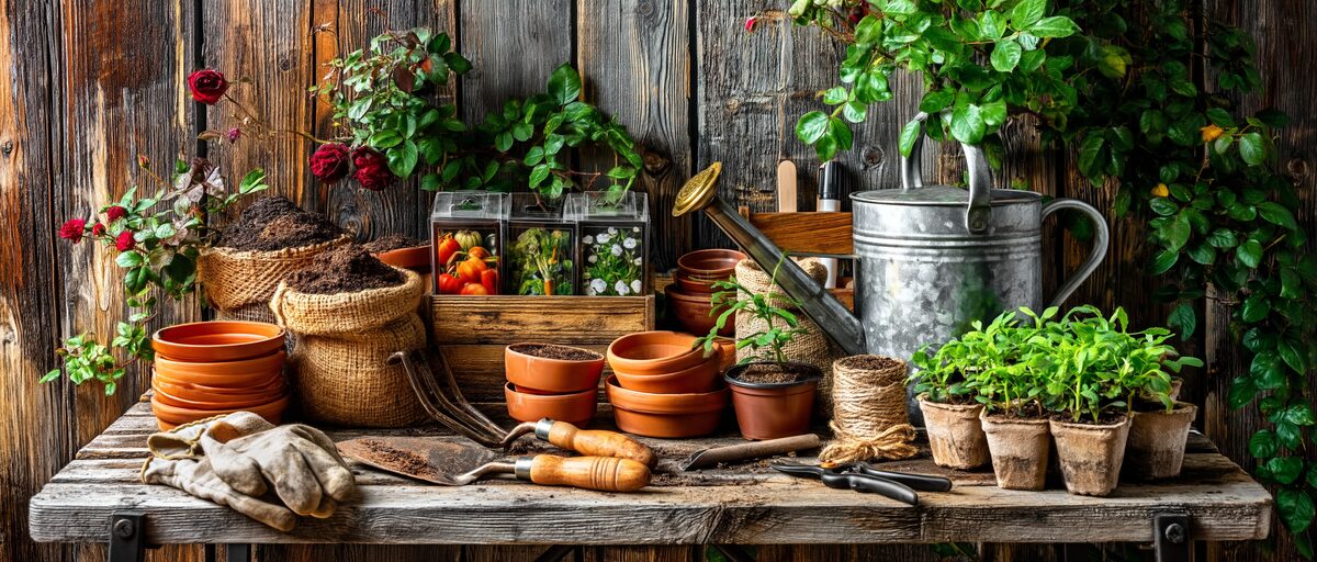 Garden and outdoor living banner