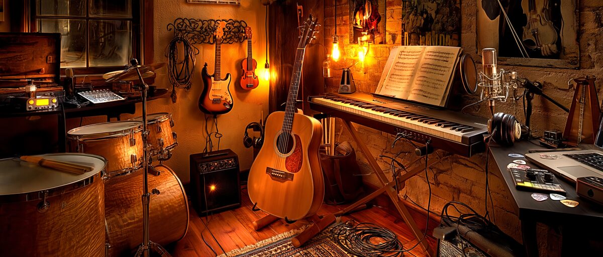 Musical instruments banner