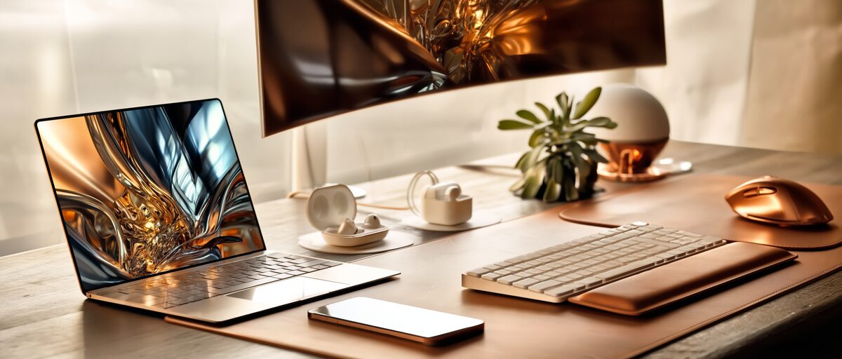 Technology computers and electronics banner